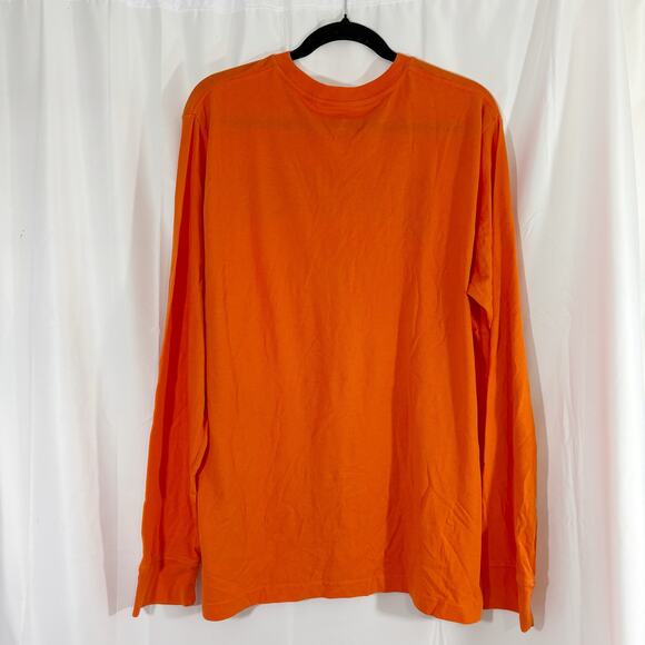 Clemson Tigers Long Sleeve Shirt XL 46/48 Lightweight Orange NCAA Team Gear - Picture 2 of 4